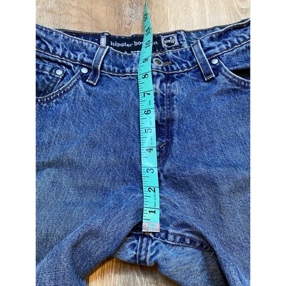 Vintage 90s Silver Tab Levis Hipster Boot Cut Jeans Size‎ 11R - Picture 5 of 8